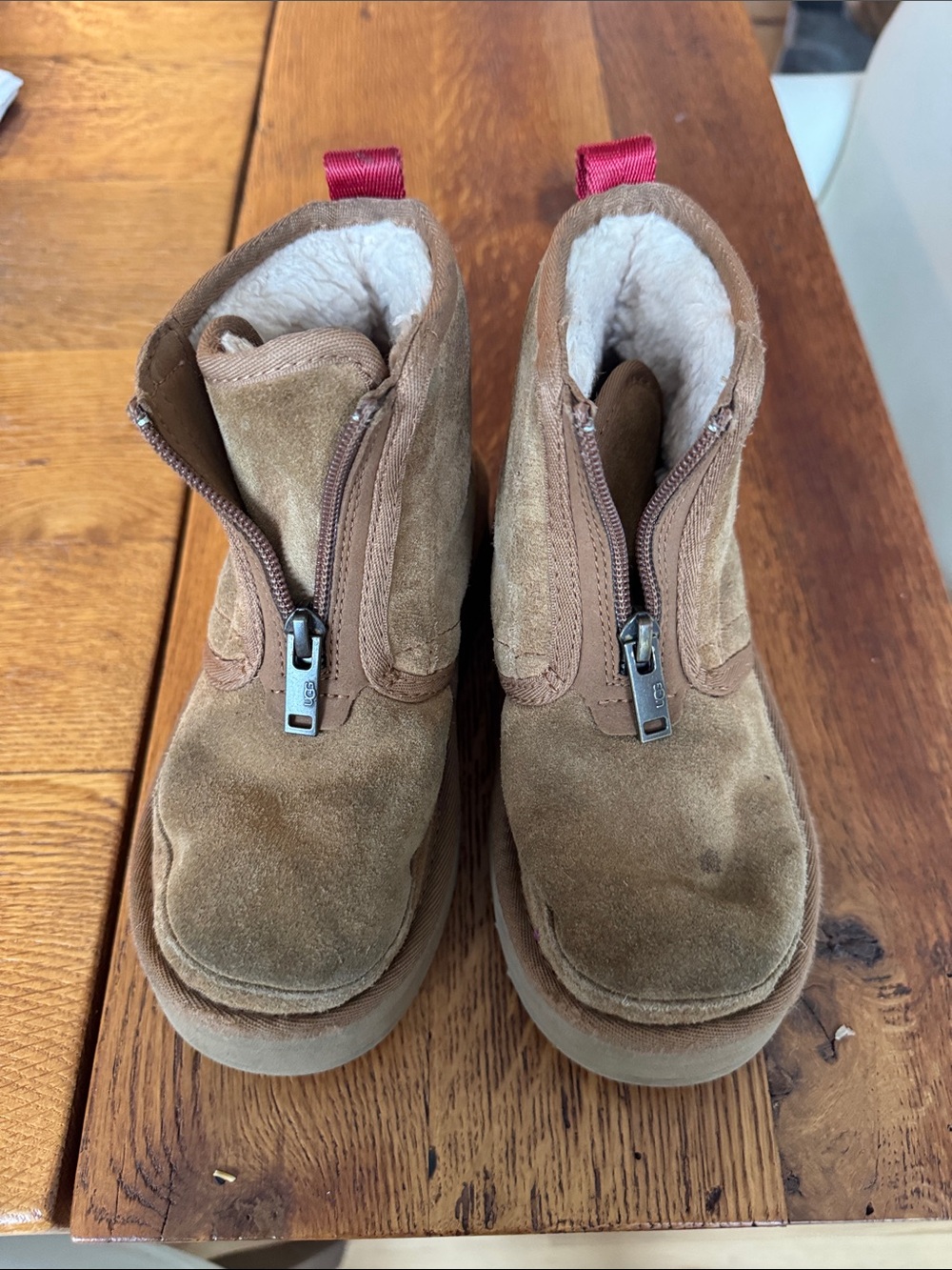 UGG Kids Tan Winter Booties
